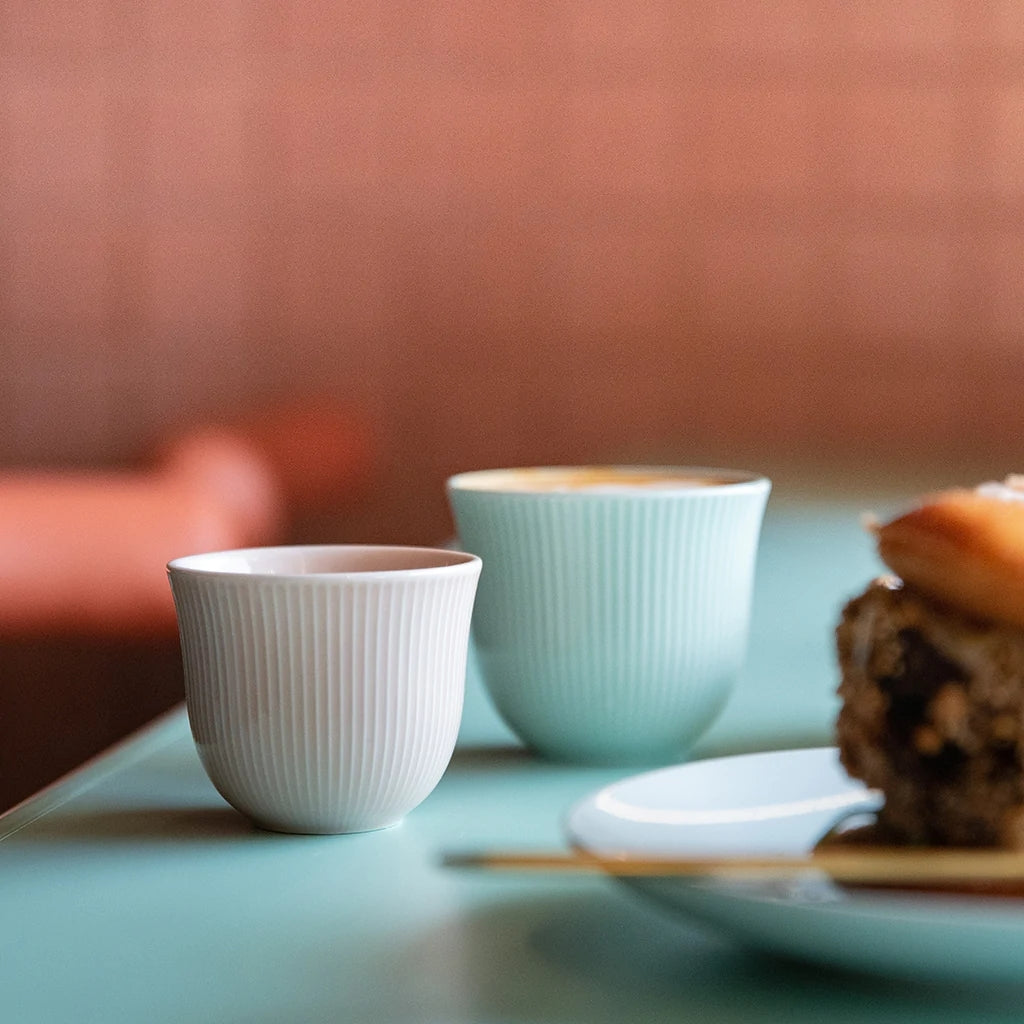 Loveramics Brewers 250ml Embossed Cappuccino / Drip Coffee Tasting Cup (Yellow)