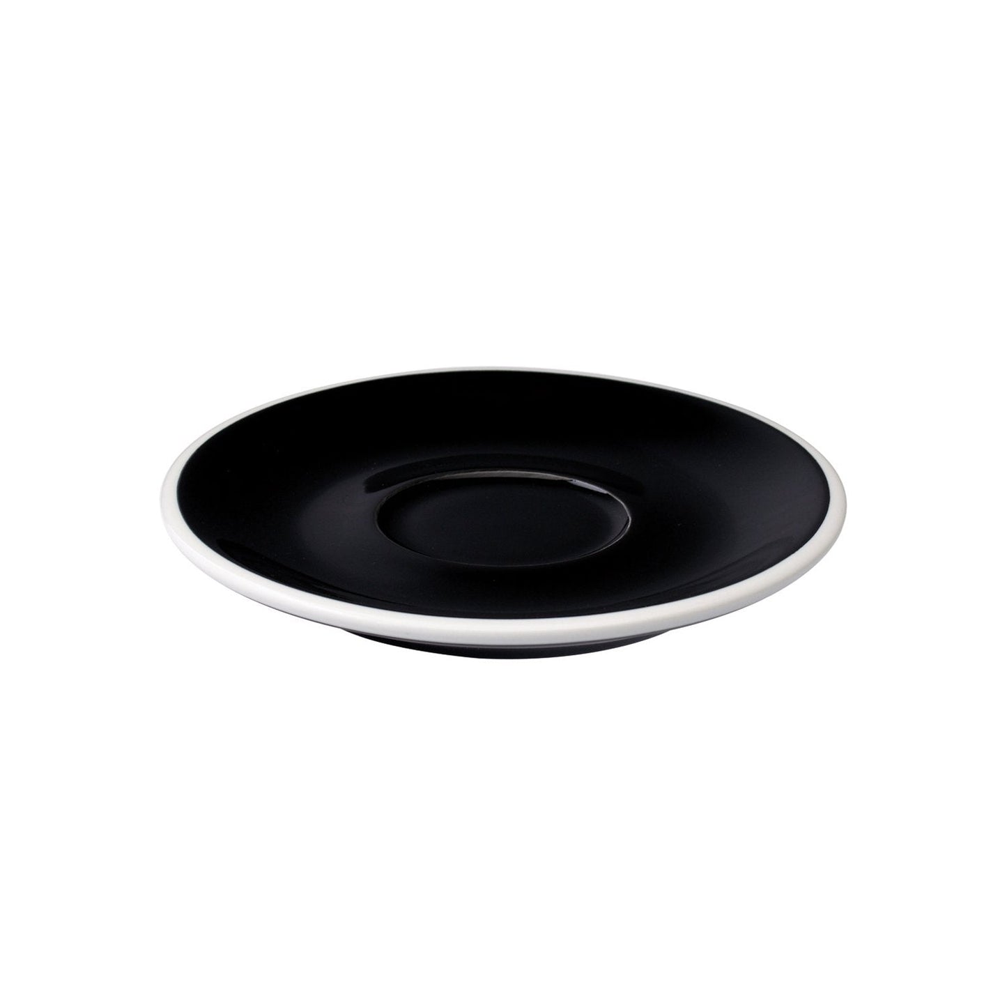 Loveramics Tulip Cappuccino Saucer (Black) 14cm