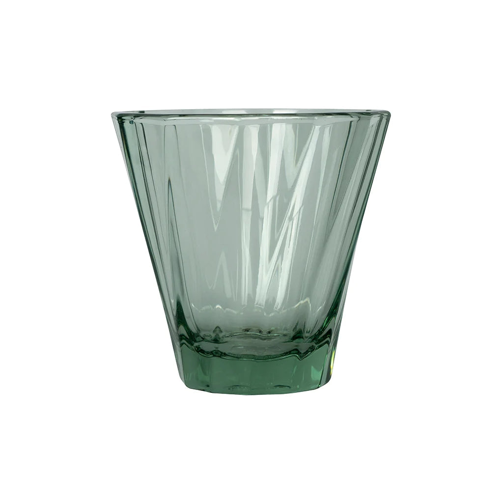 Loveramics Urban Glass Twisted Cappuccino Glass 180ml (Green)