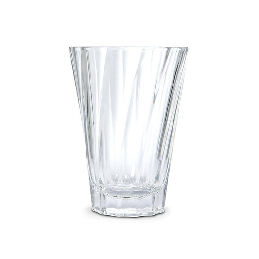 Loveramics Urban Glass Twisted Latte Glass 360ml (Clear)