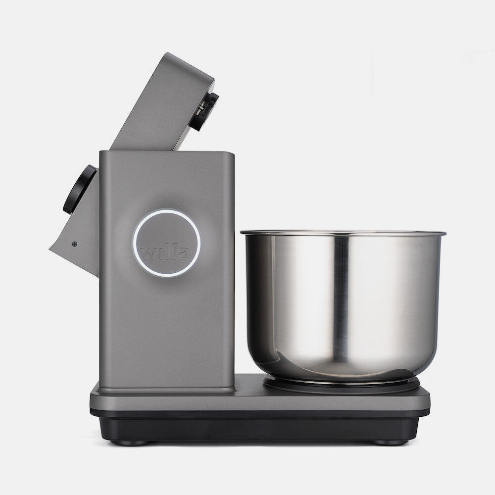 Wilfa Probaker Stand Mixer (Grey) + FREE Wilfa Smooth Mix Hand Mixer (Black)